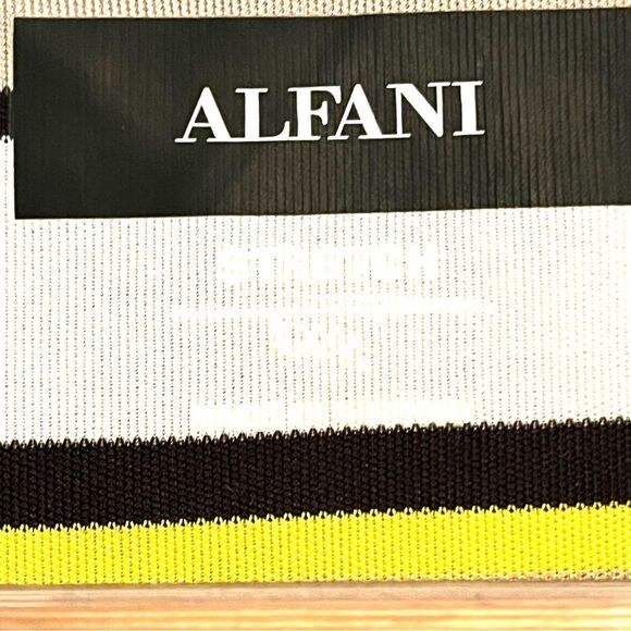 NWT Men’s Alfani Striped Multicolor Polo Size XXL - Picture 5 of 5